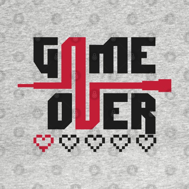 game over (fondo blaco) by FamiFriki_V